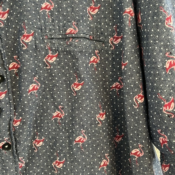Flamingo button down - Picture 4 of 6